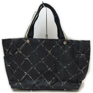 Chanel Black Travel Line Nylon Tote